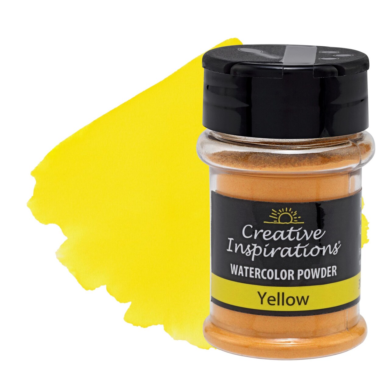 Creative Inspirations Powder Watercolor Paint - 38g Shaker Bottles - Dye-Based Water-Soluble Crystalline Pigments - Non-Toxic, Perfect for Abstract and Spontaneous Effects